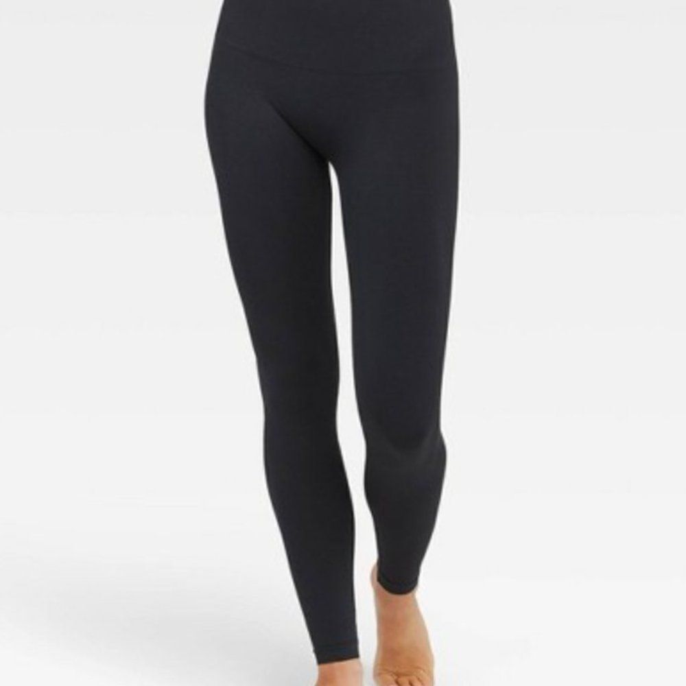 Spanx Assets Black Leggings Size Small